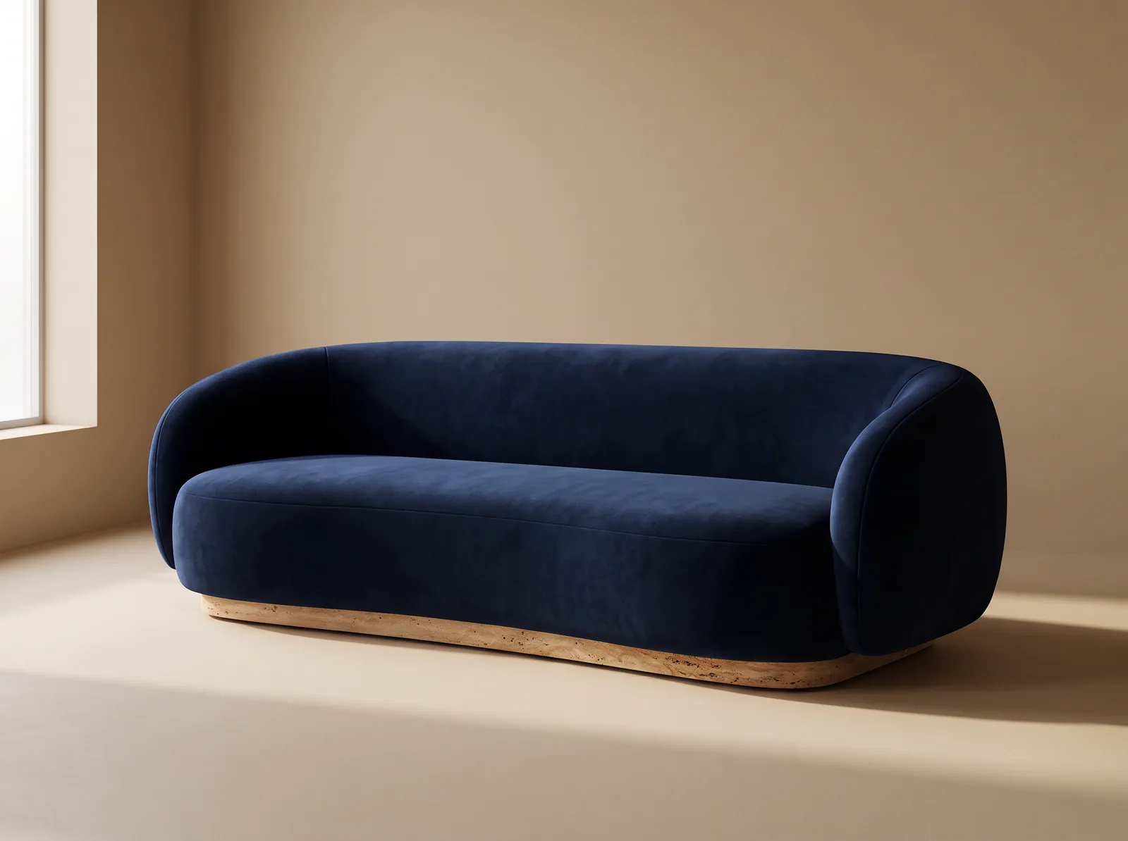 Sofa Calma in Tinte Samt